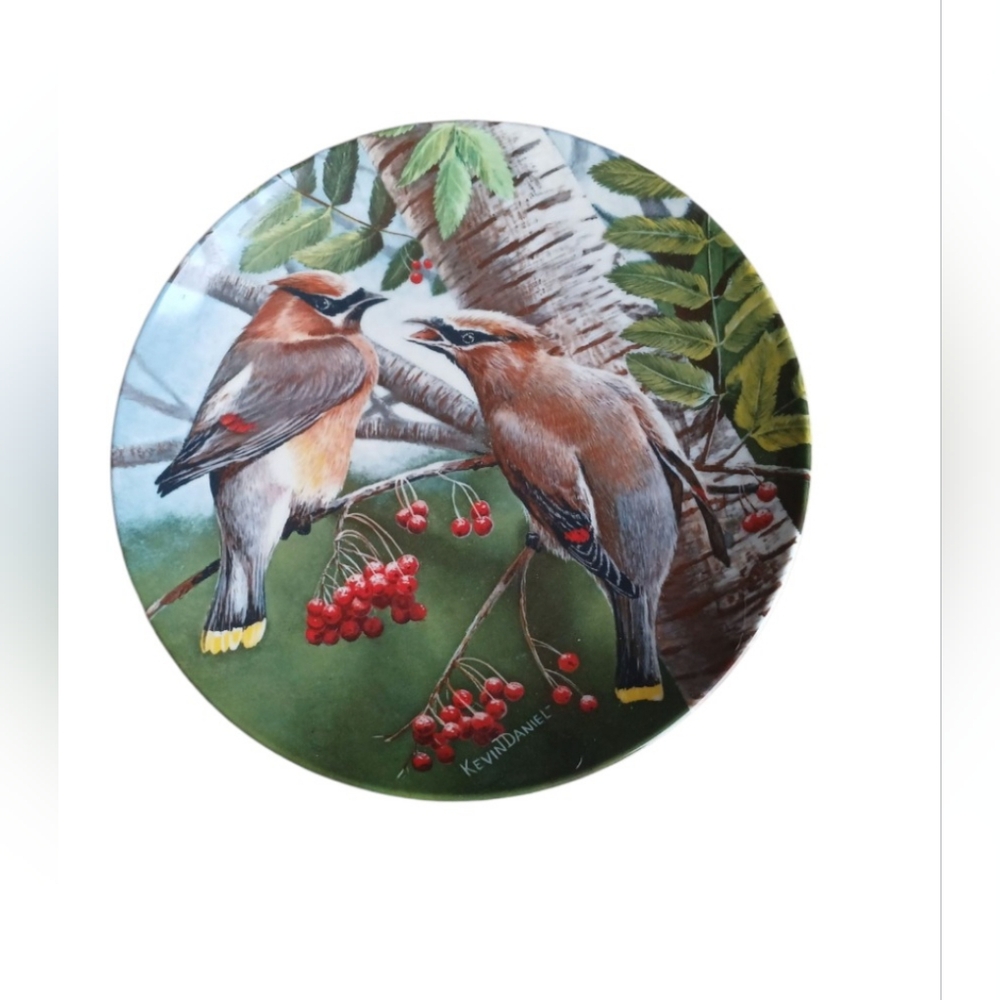 ⚕️Limited Edition "The Cedar Waxwing" Collectors Plate